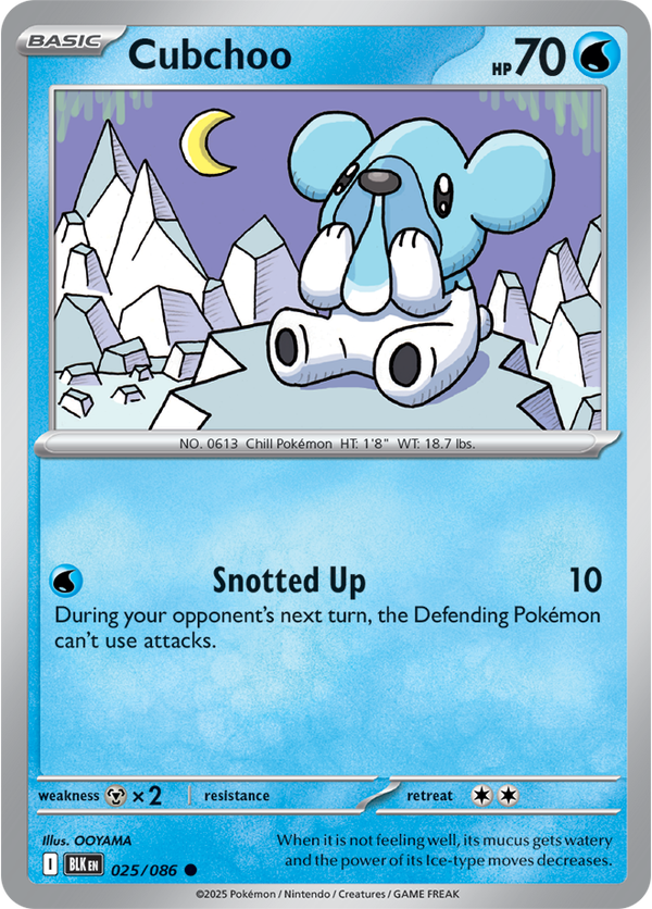 Cubchoo BLK #025