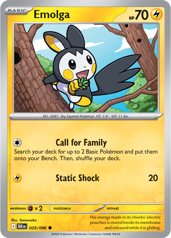Emolga BLK #029