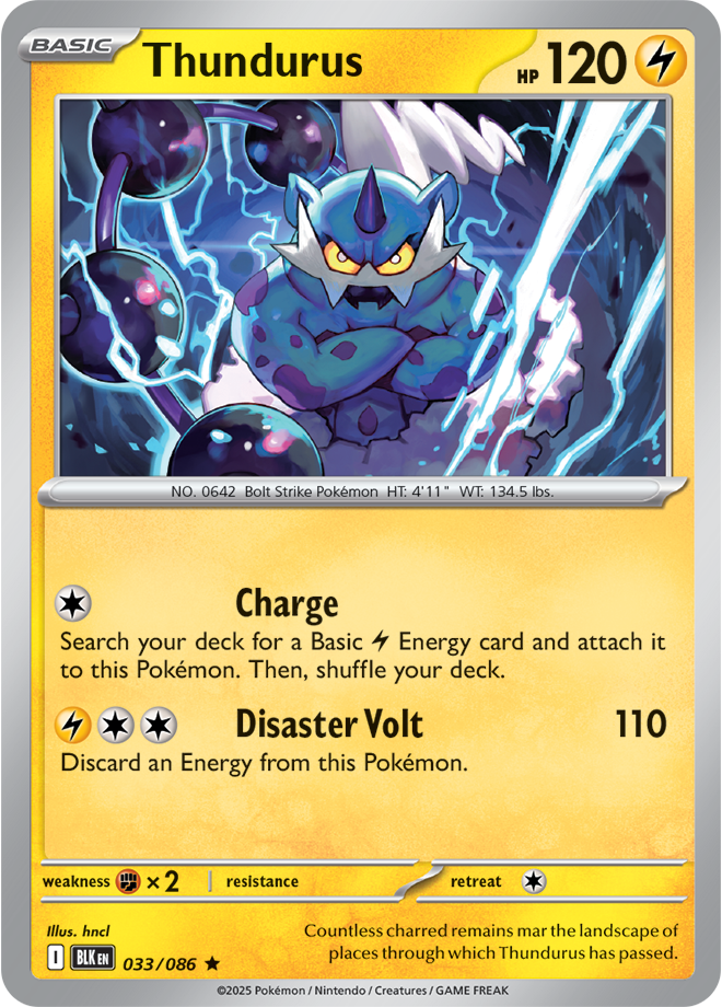 Thundurus BLK #033
