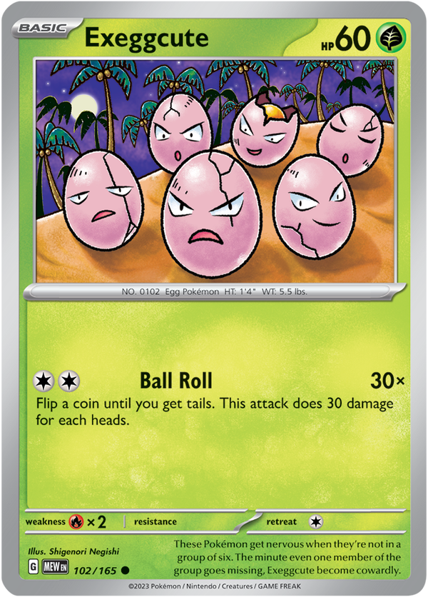 MEW #102 Exeggcute