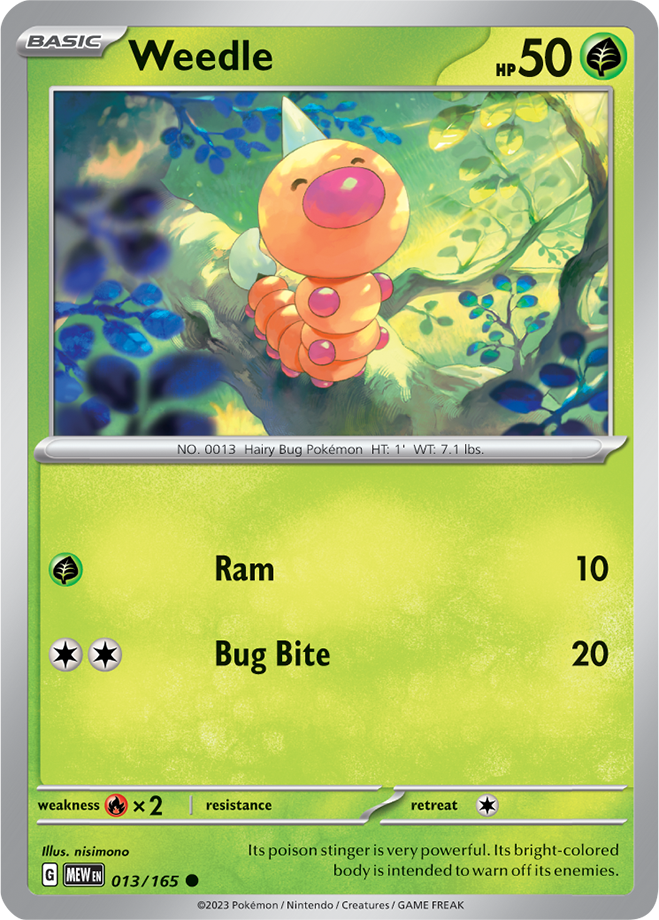MEW #013 Weedle