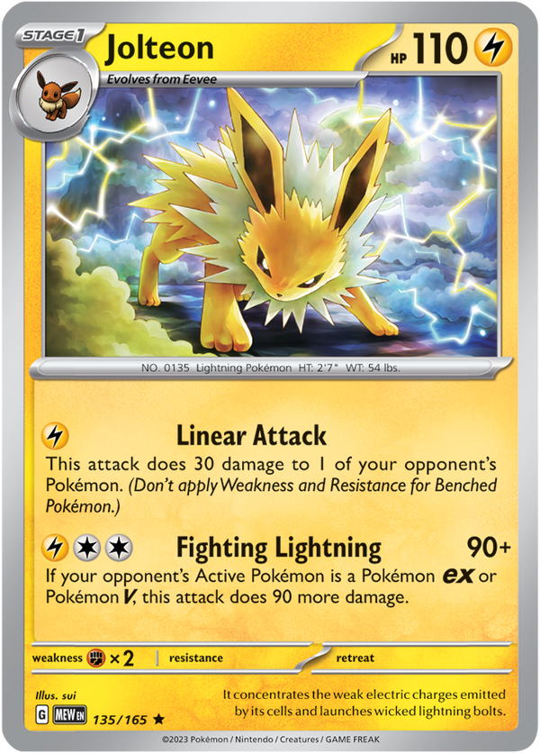 MEW #135 Jolteon