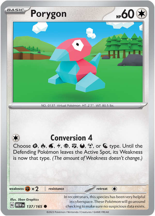 MEW #137 Porygon