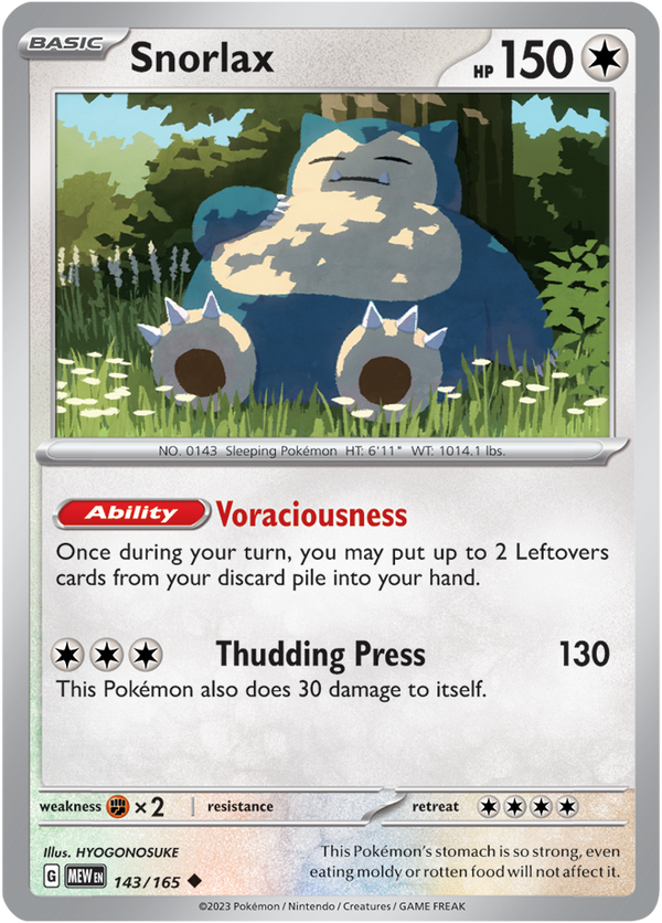 MEW #143 Snorlax