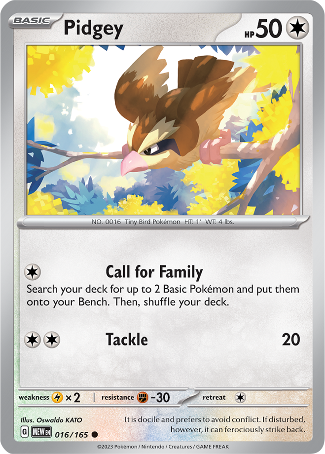 MEW #016 Pidgey