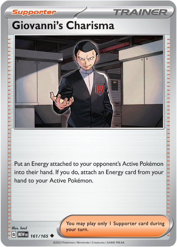 MEW #161 Giovanni’s Charisma