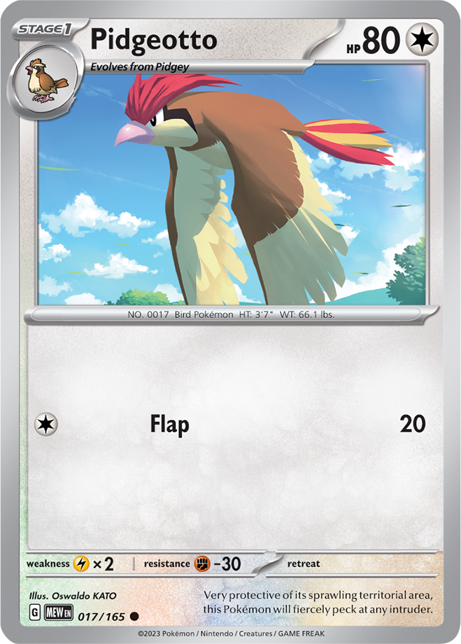 MEW #017 Pidgeotto