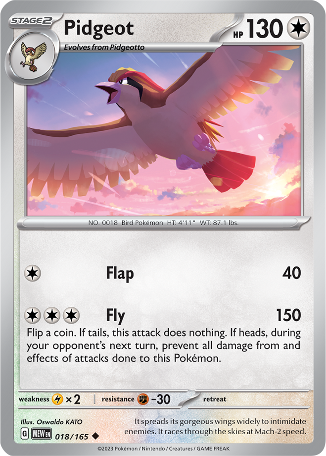 MEW #018 Pidgeot