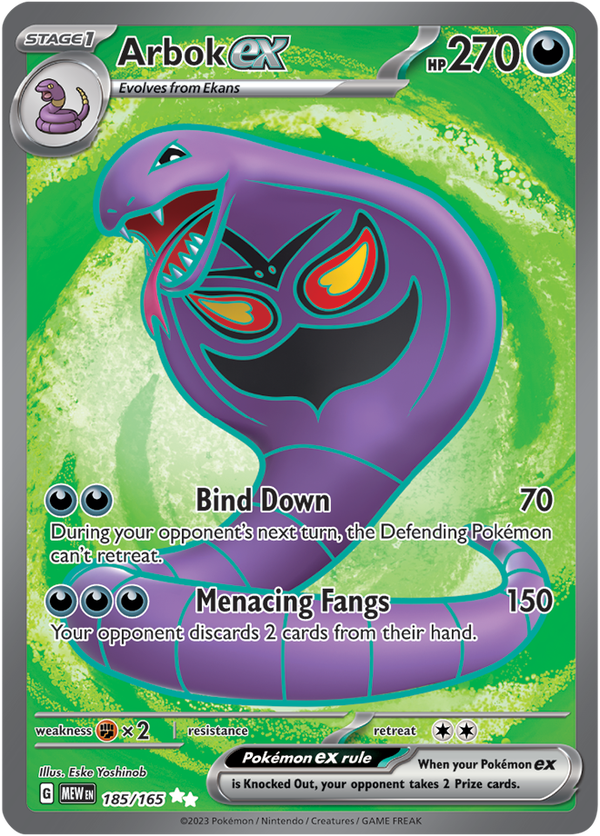 MEW #185 Arbok ex