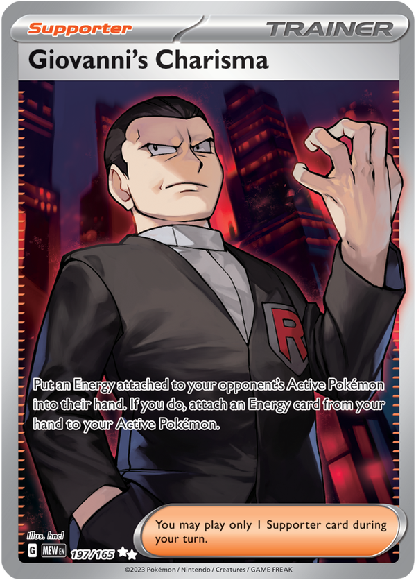 MEW #197 Giovanni’s Charisma