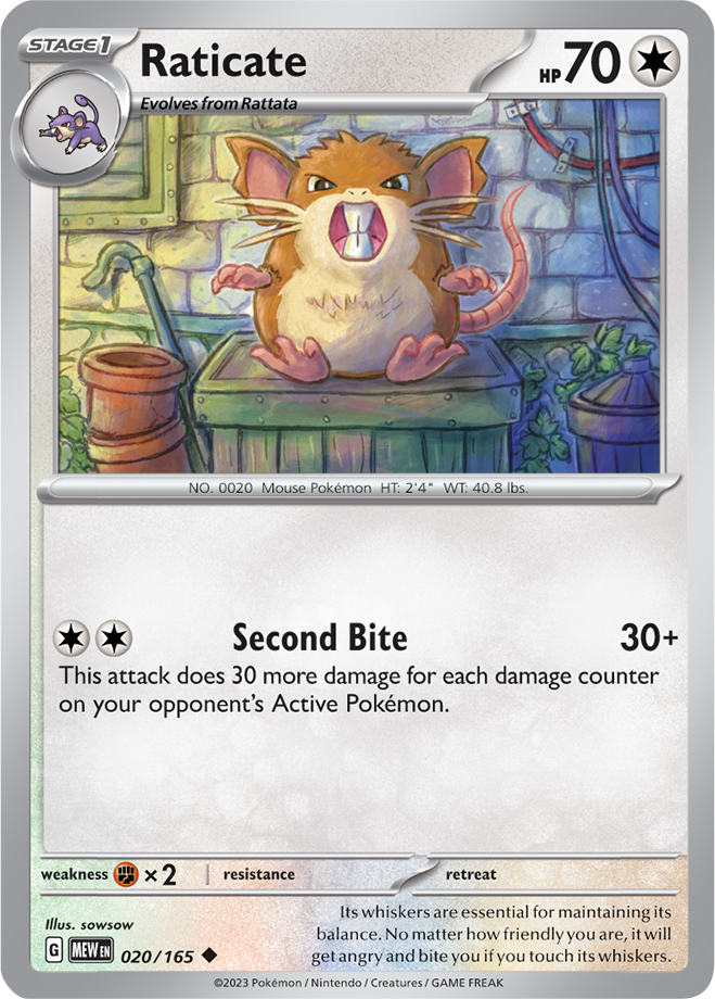 MEW #020 Raticate
