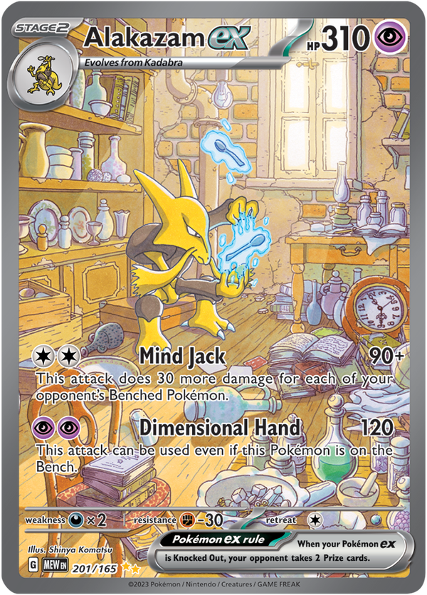 MEW #201 Alakazam ex