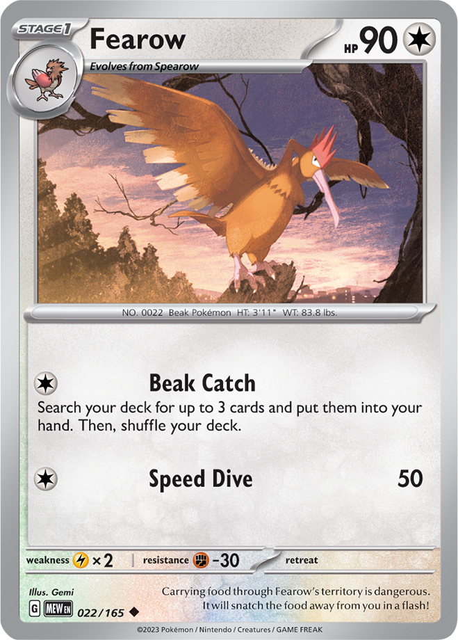 MEW #022 Fearow
