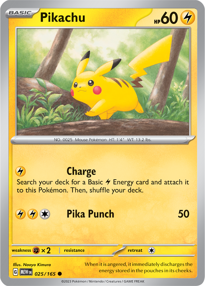 MEW #025 Pikachu