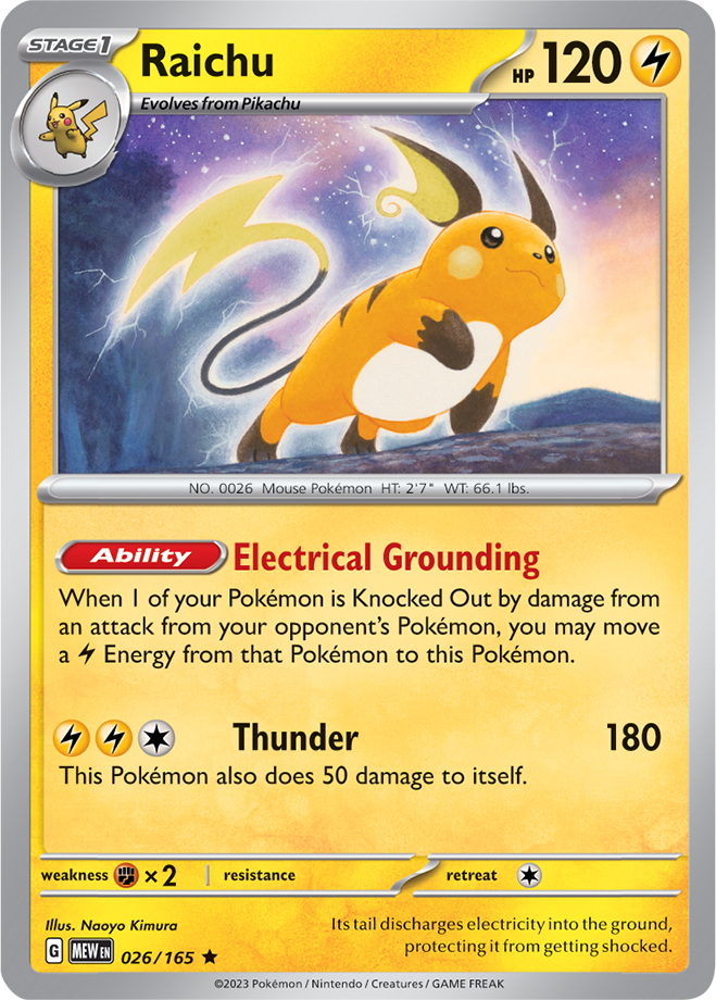 MEW #026 Raichu