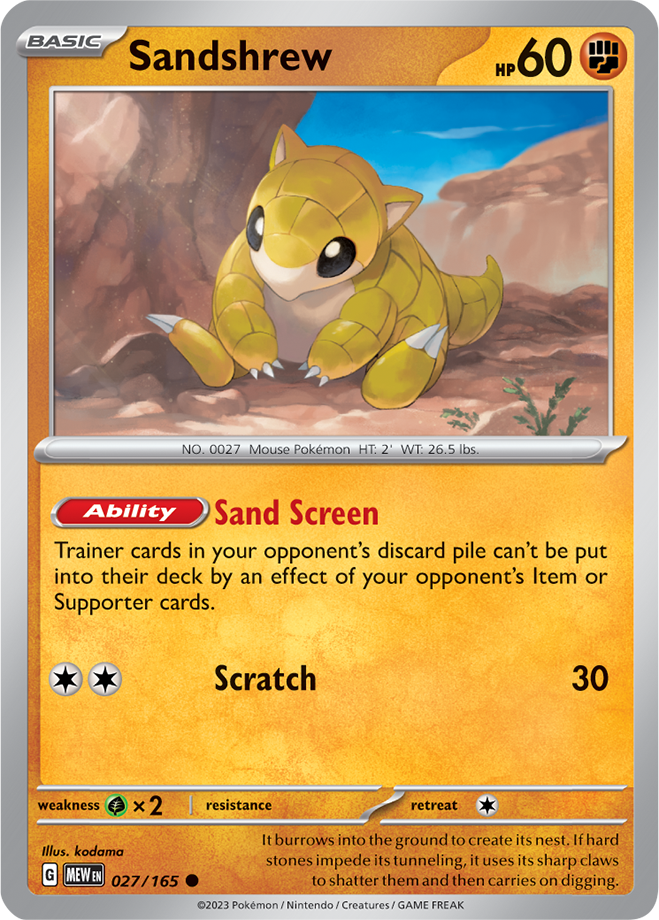 MEW #027 Sandshrew