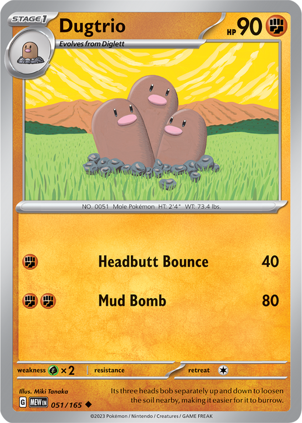 MEW #051 Dugtrio