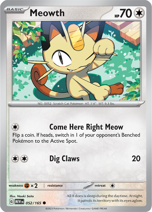 MEW #052 Meowth