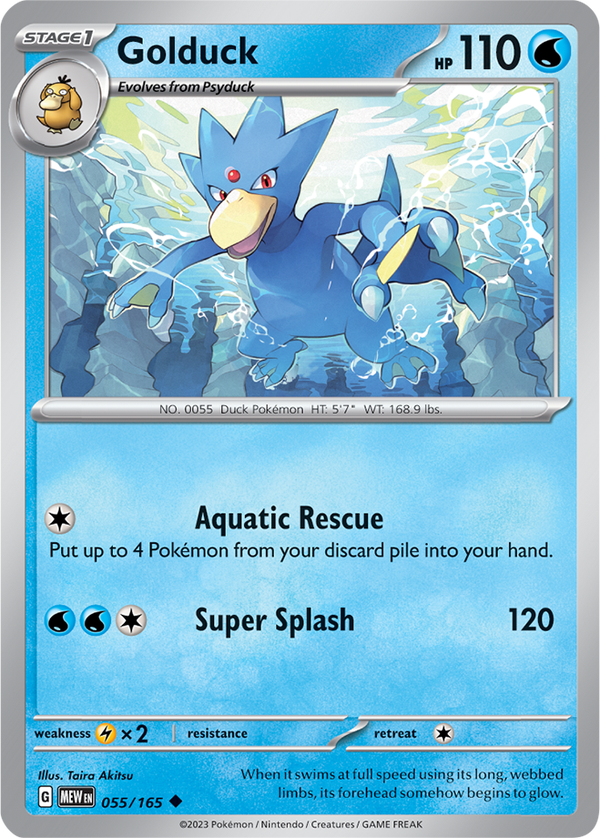 MEW #055 Golduck