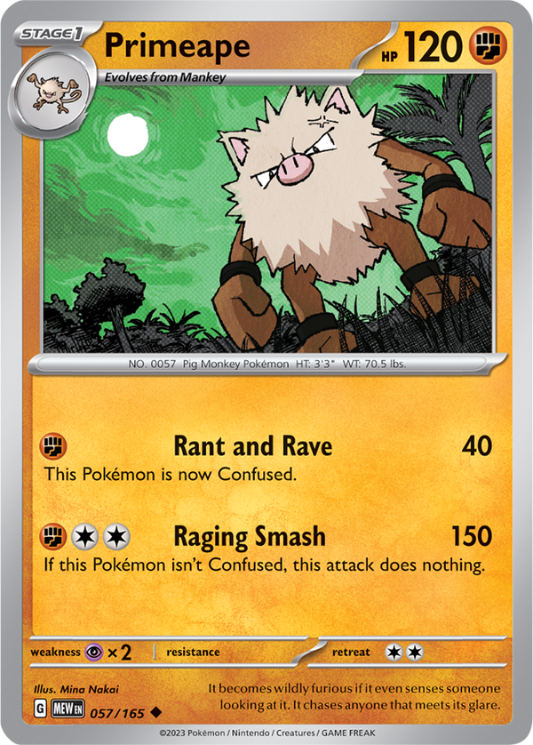 MEW #057 Primeape