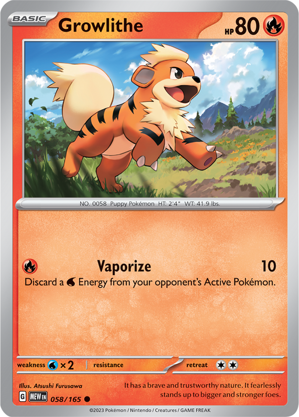 MEW #058 Growlithe