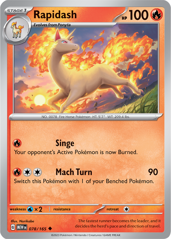 MEW #078 Rapidash