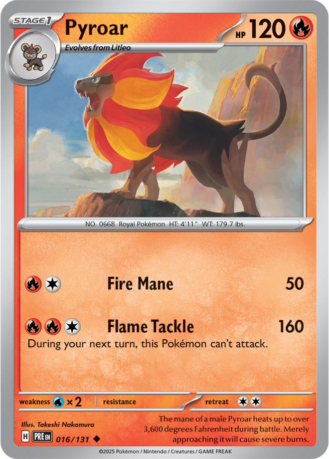Pyroar PRE #016