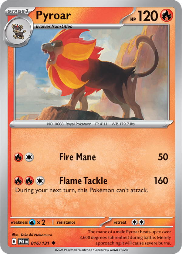 Pyroar PRE #016