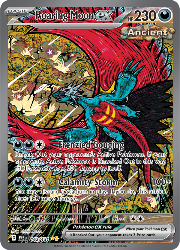 Roaring Moon ex PRE #162