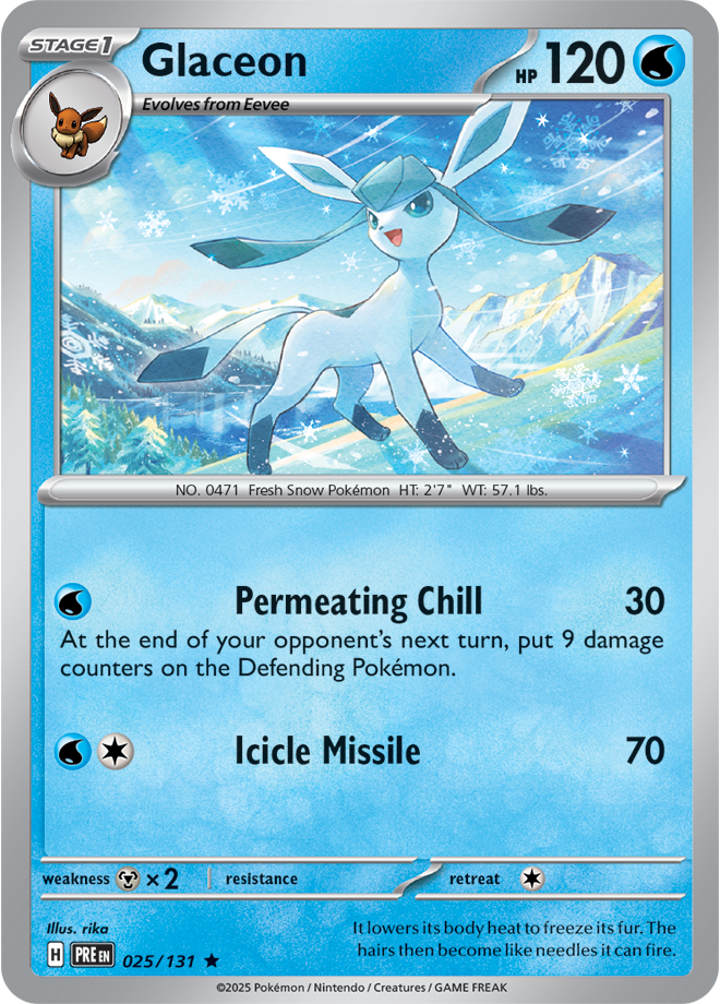 Glaceon PRE #025