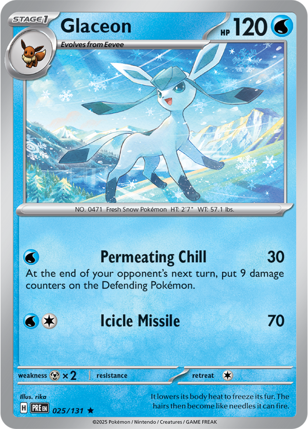 Glaceon PRE #025
