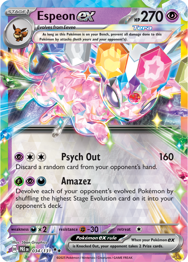 Espeon ex PRE #034