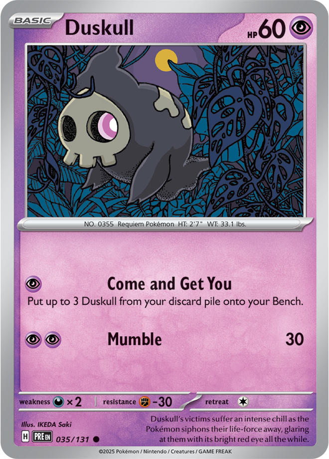 Duskull PRE #035
