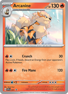 Arcanine SVP #011