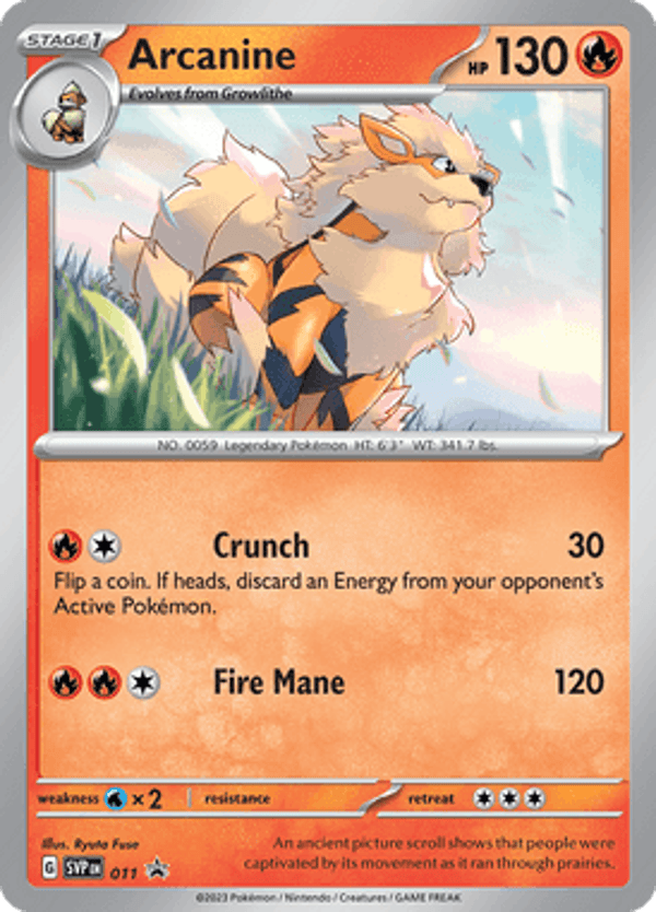 Arcanine SVP #011