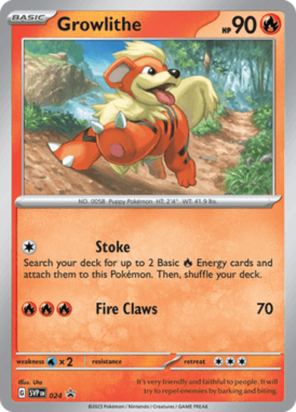 Growlithe SVP #024