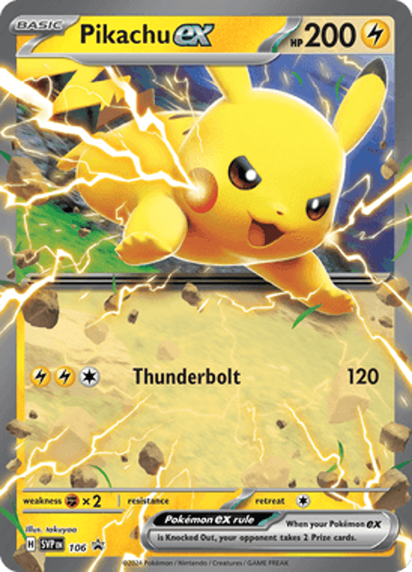 Pikachu ex SVP #106