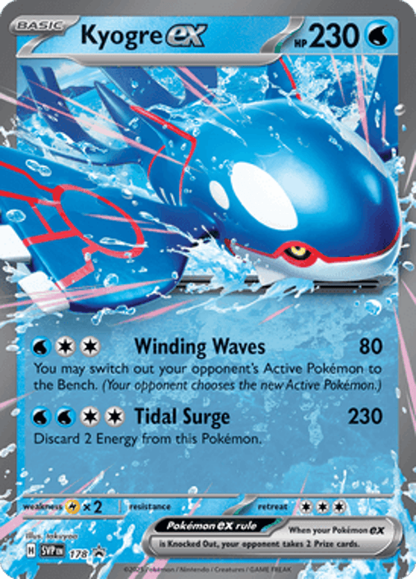Kyogre ex SVP #178