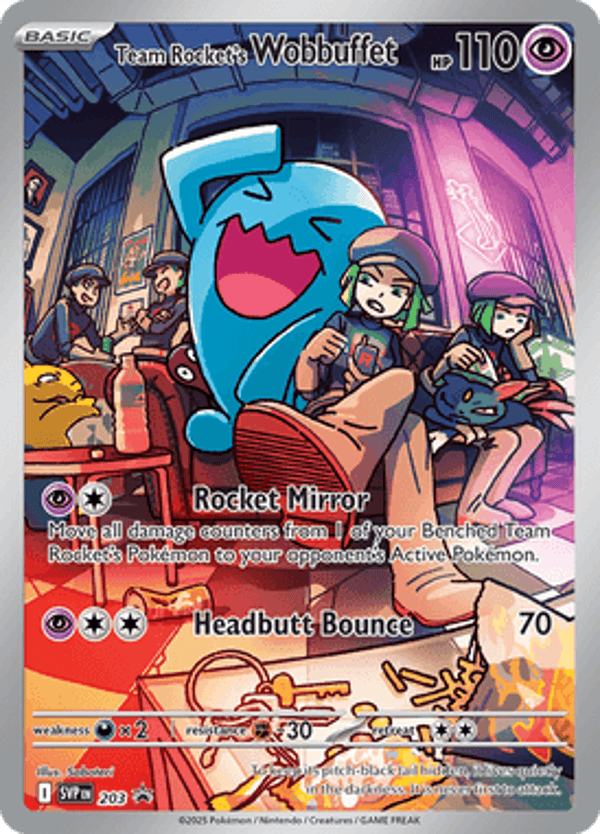 Team Rocket's Wobbuffet SVP #203