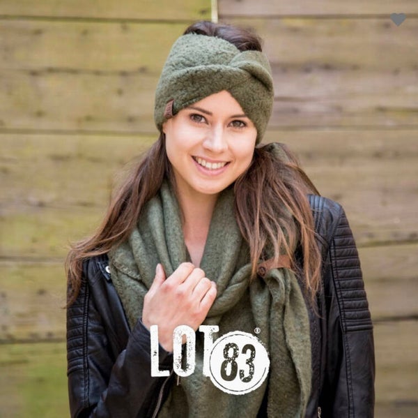 Hoofdband pip kaki (groen)