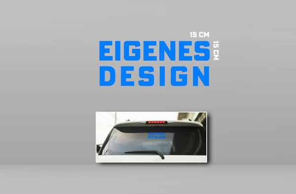 Eigenes Design Vinyl Aufkleber