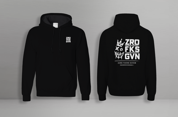 ZROFKSGVN / ZERO FUCKS GIVEN HOODIE CROWN