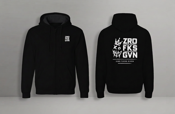 ZROFKSGVN / ZERO FUCKS GIVEN Zipperjacke / Zip Hoodie Crown