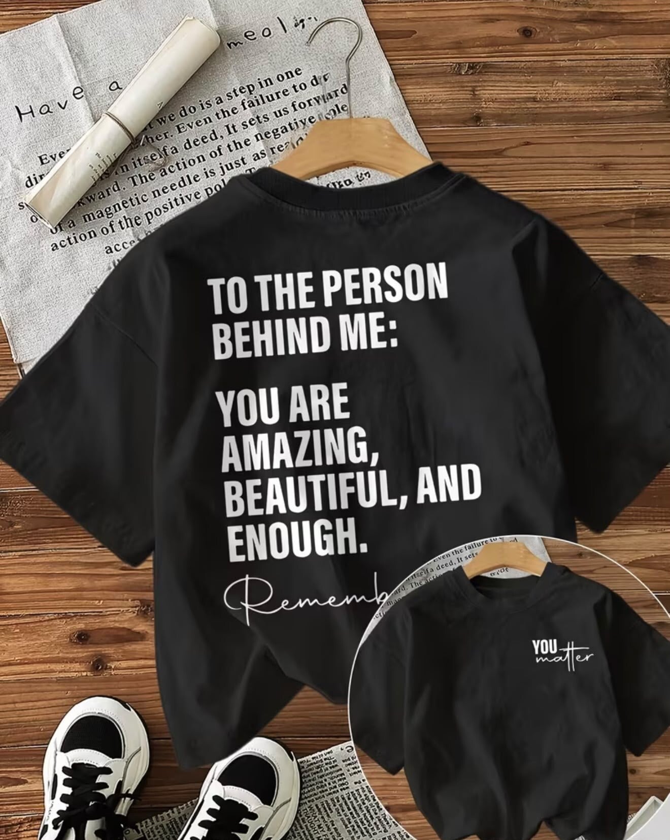 T-SHIRT PERSON BEHIND ME