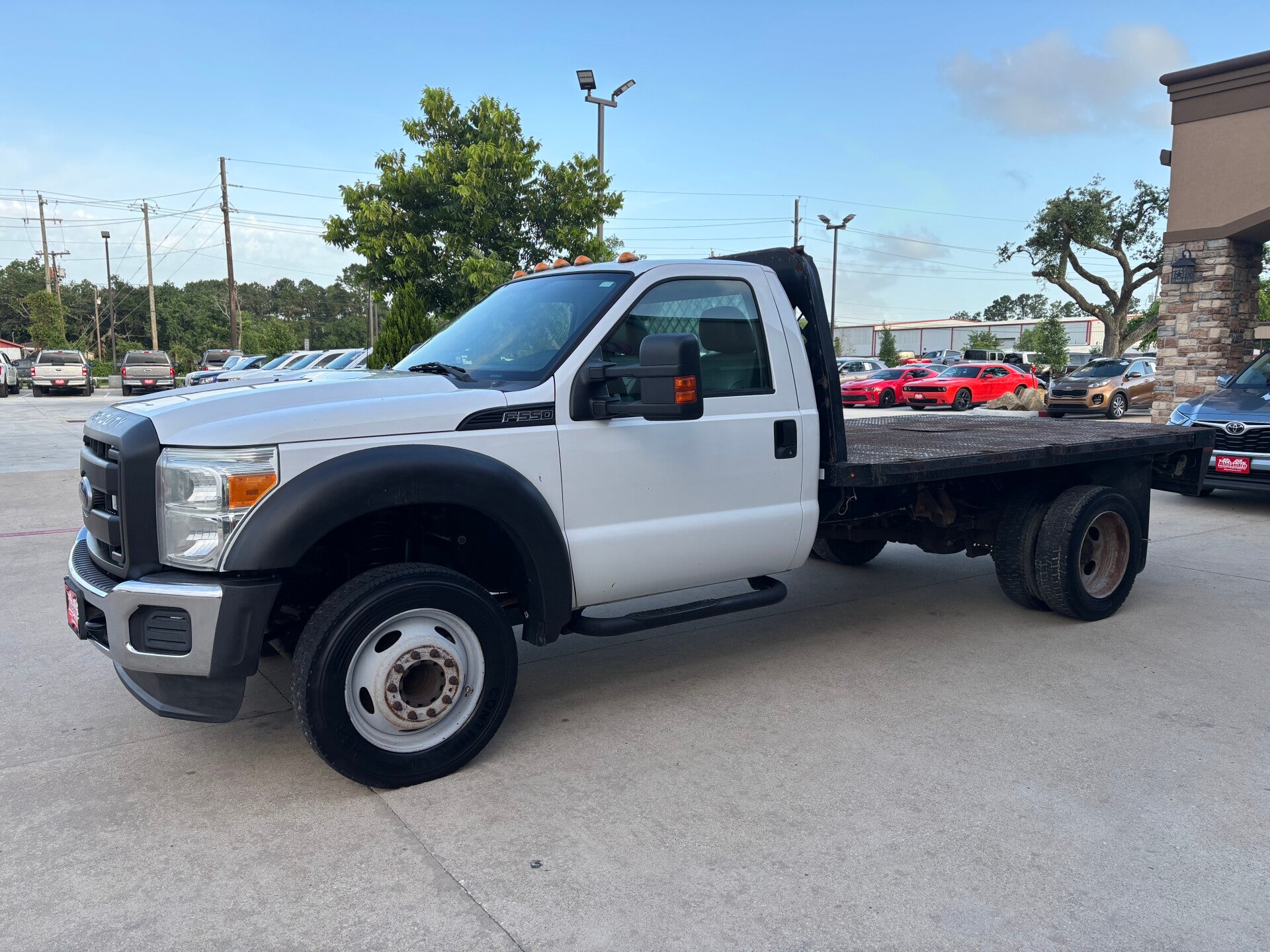 2014 Ford F-550 Regular Cab Flat Bed DRW 2WD