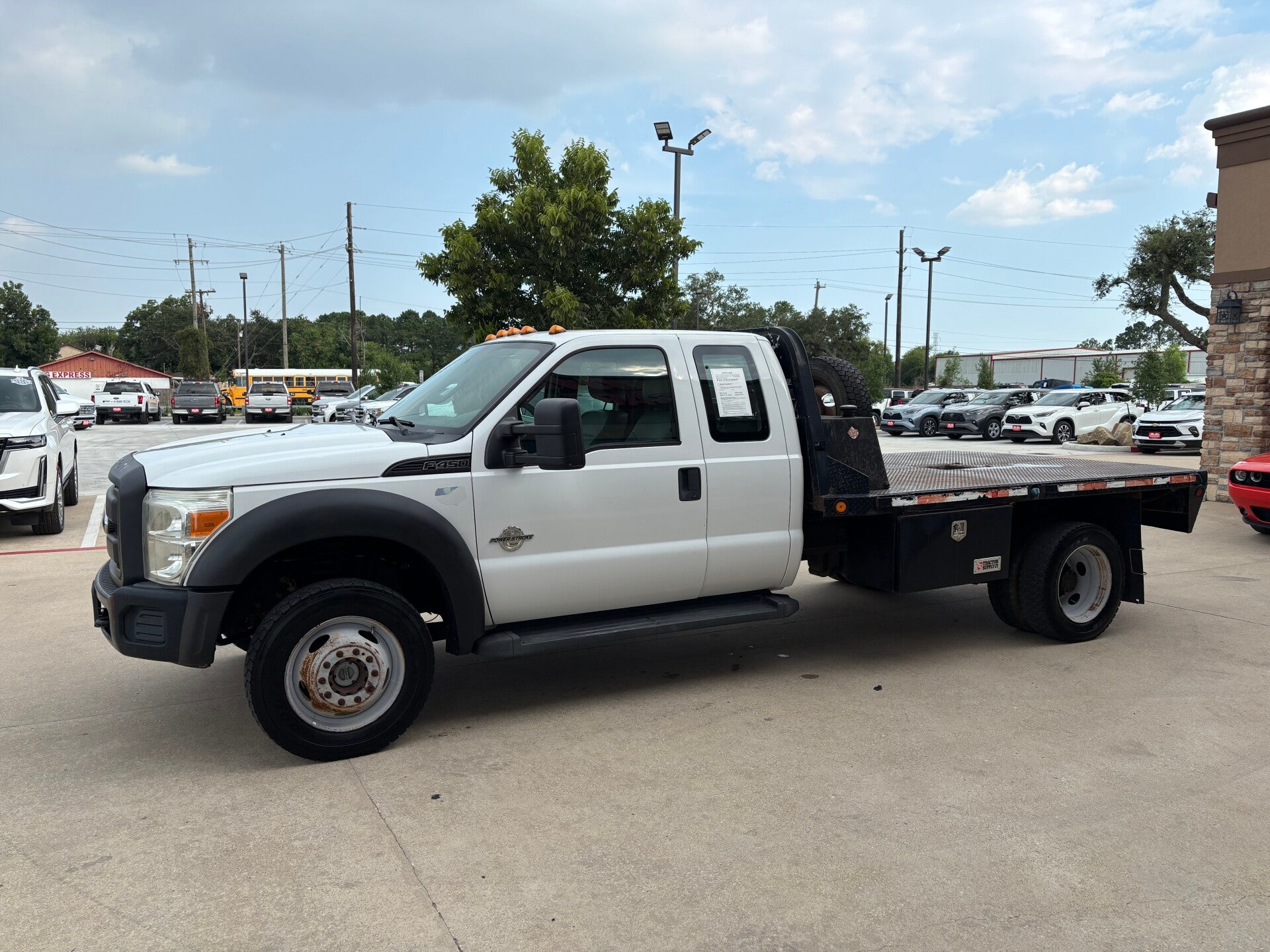 2012 Ford F-450 SD SuperCab Flat Bed DRW 4WD