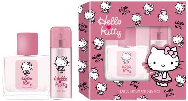Hello Kitty - Giftset - Sweet Leopard Pink - Eau de Parfum + Bodymist - Cadeauset voor Kinderen - Geschenkset