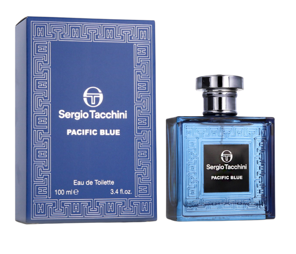 Sergio Tacchini Pacific Blue Eau de Toilette Parfum voor Heren 100 ml