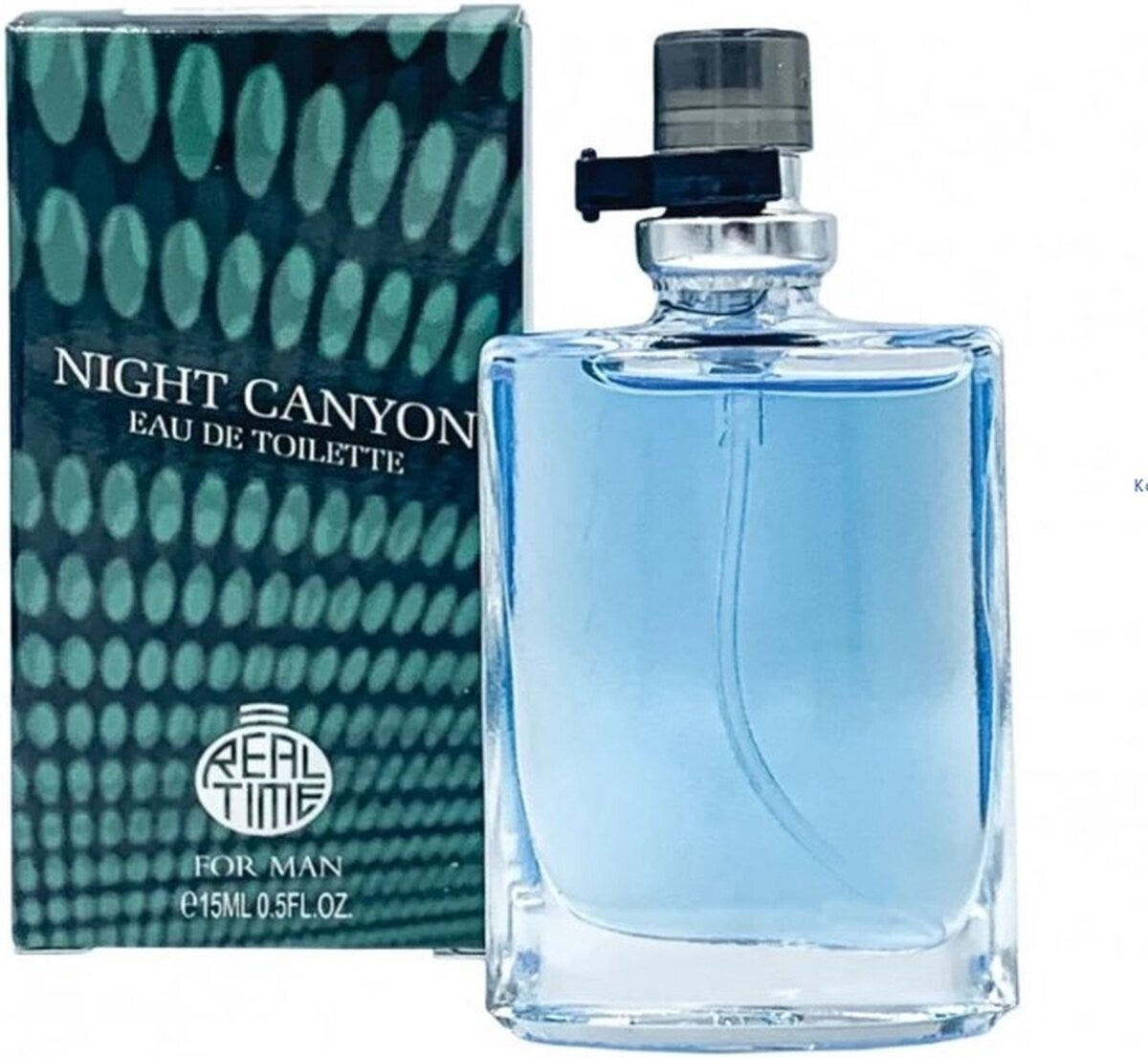 Real Time Night Canyon Eau de toilette Parfum voor Heren tasformaat 15 ml