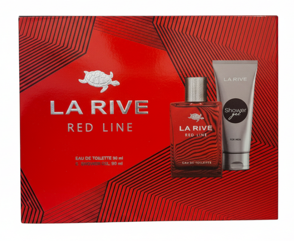 La Rive Red Line Giftset Eau de Toilette Parfum 90 ml + Shower Gel 100 ml voor Heren